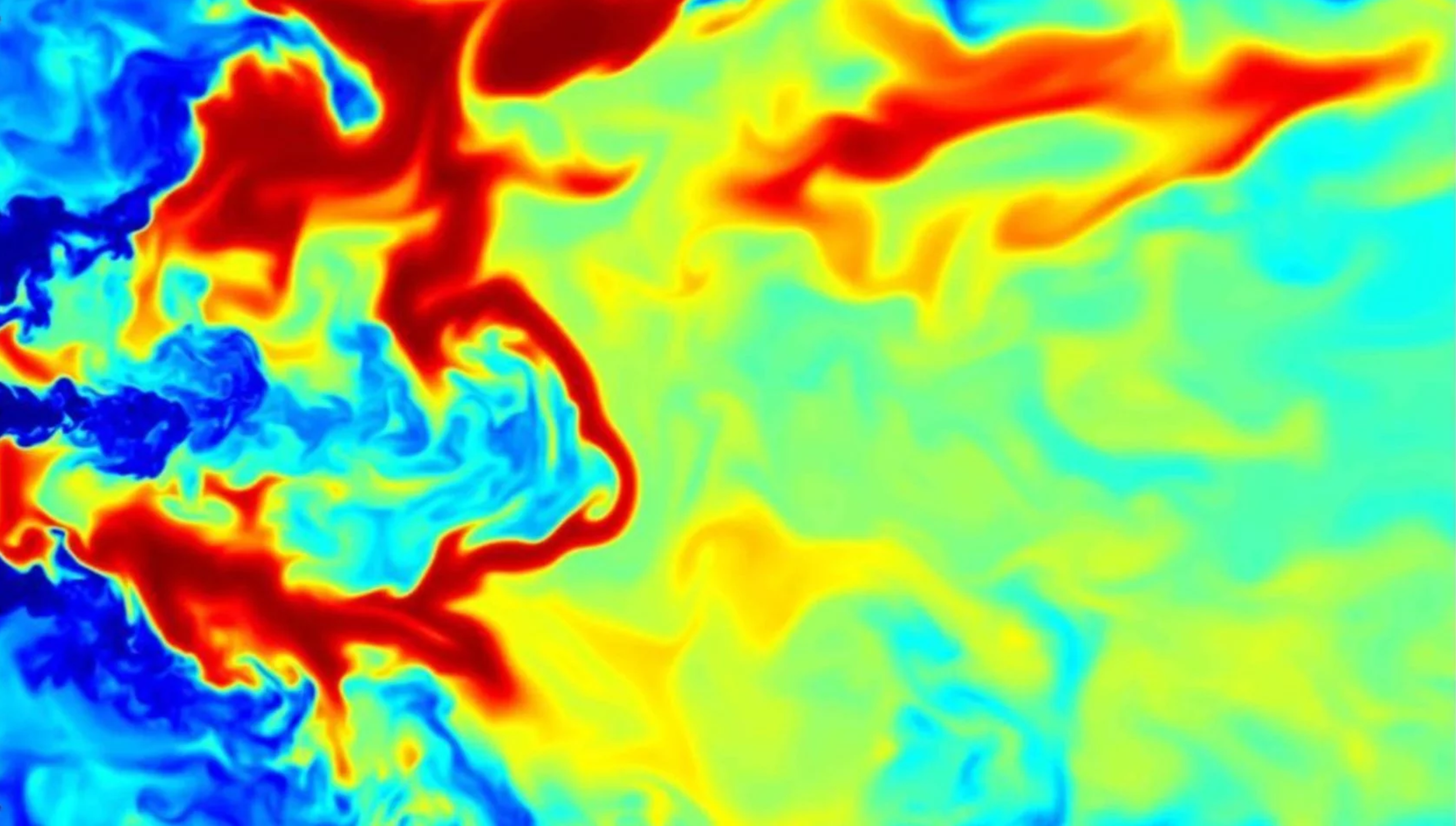 Turbulent combustor simulation